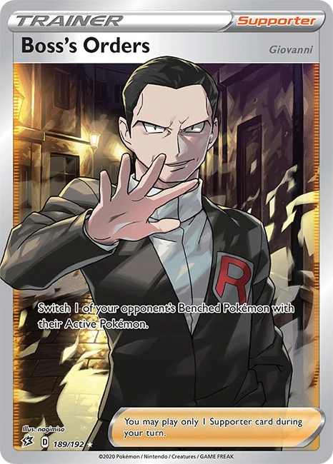 Boss's Orders (Full Art) (189/192) (SWSH02: Rebel Clash)