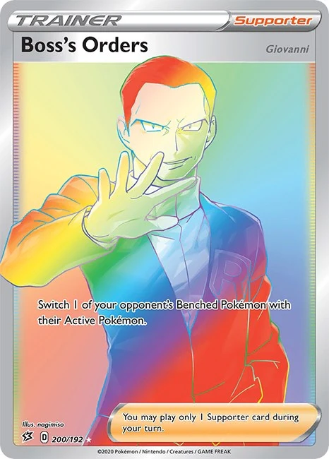 Boss's Orders (Secret) (200/192) (SWSH02: Rebel Clash)