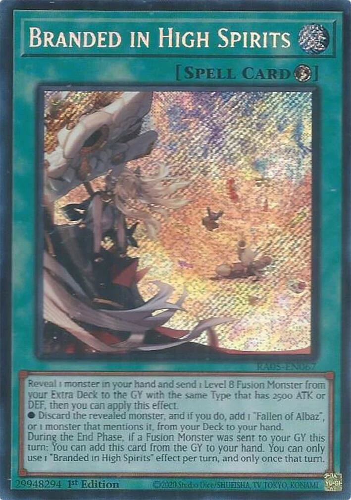 Branded in High Spirits (Secret Rare) (RA05-EN067) (Rarity Collection 5)