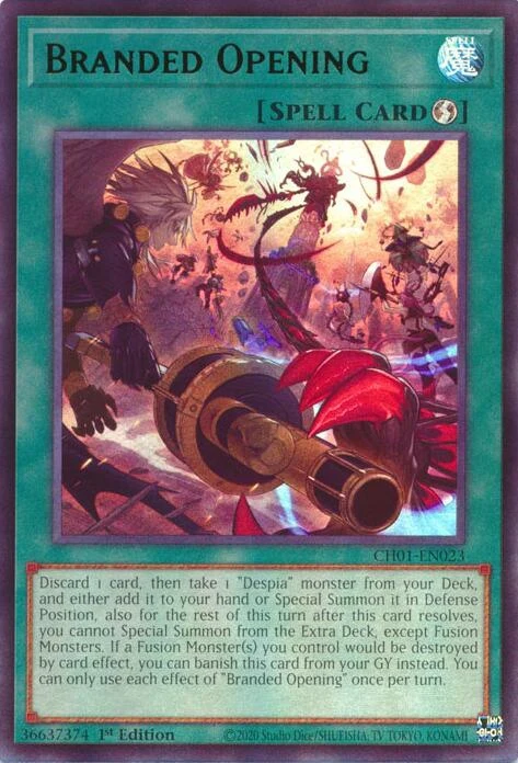 Branded Opening (CH01-EN023) (THE CHRONICLES DECK: The Fallen & The Virtuous (All-Foil Edition))