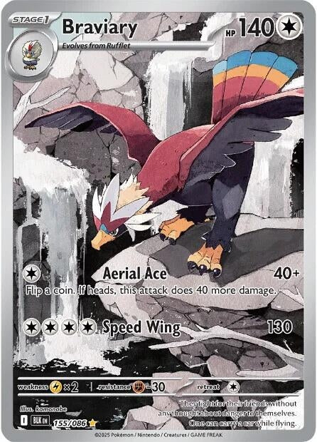Braviary (155/086) (SV: Black Bolt)