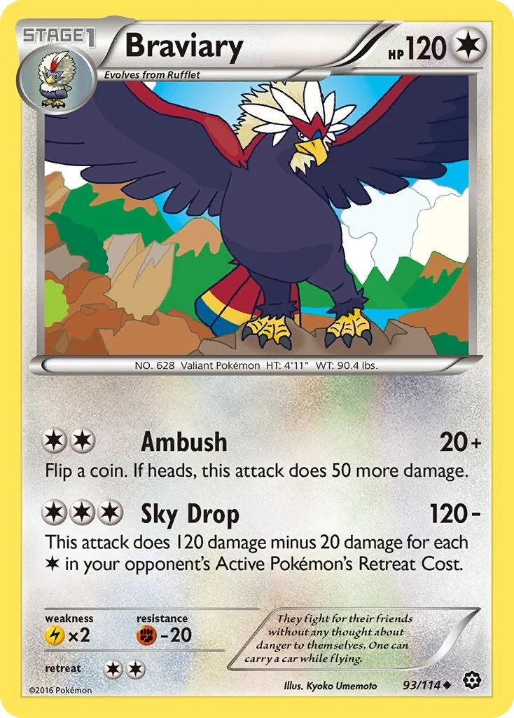 Braviary (93/114) (XY - Steam Siege)