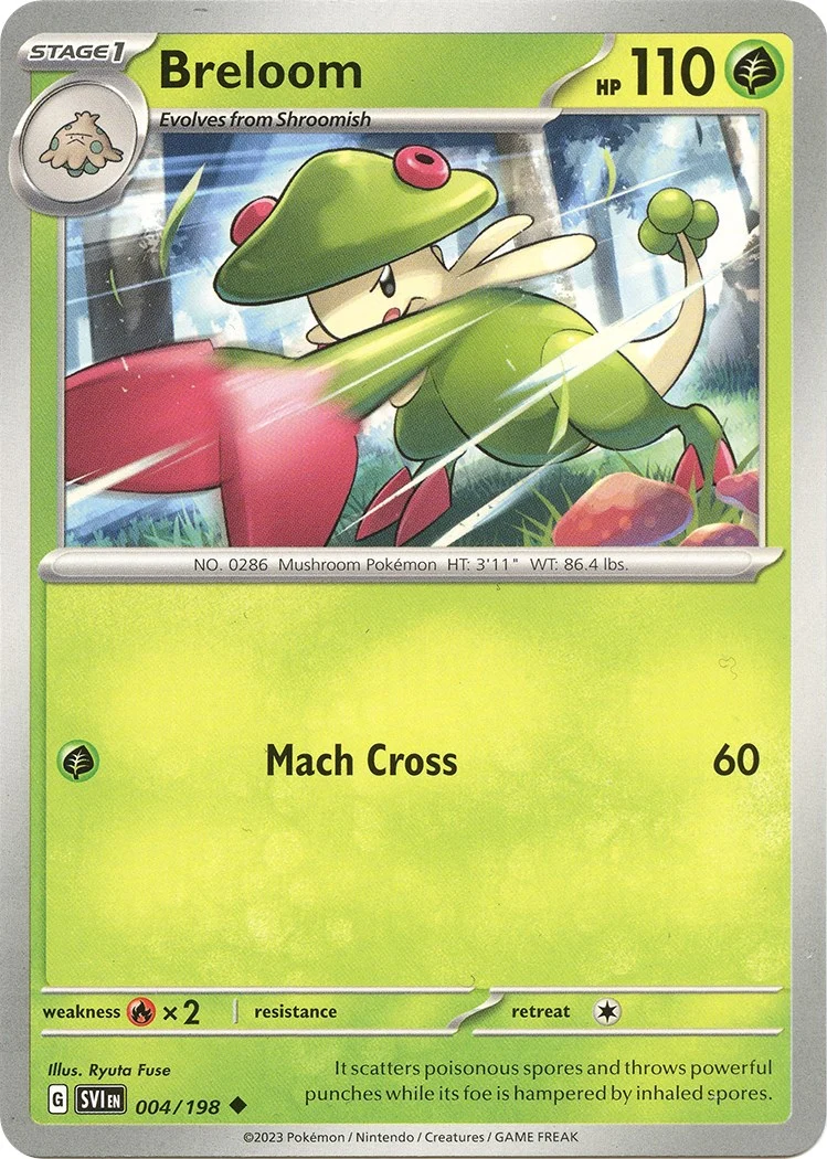 Breloom (004/198) (SV01: Scarlet & Violet Base Set)