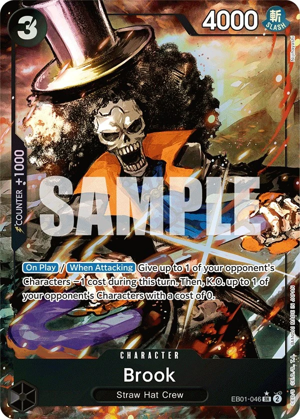 Brook (046) (Alternate Art) (EB01-046) (Extra Booster: Memorial Collection)