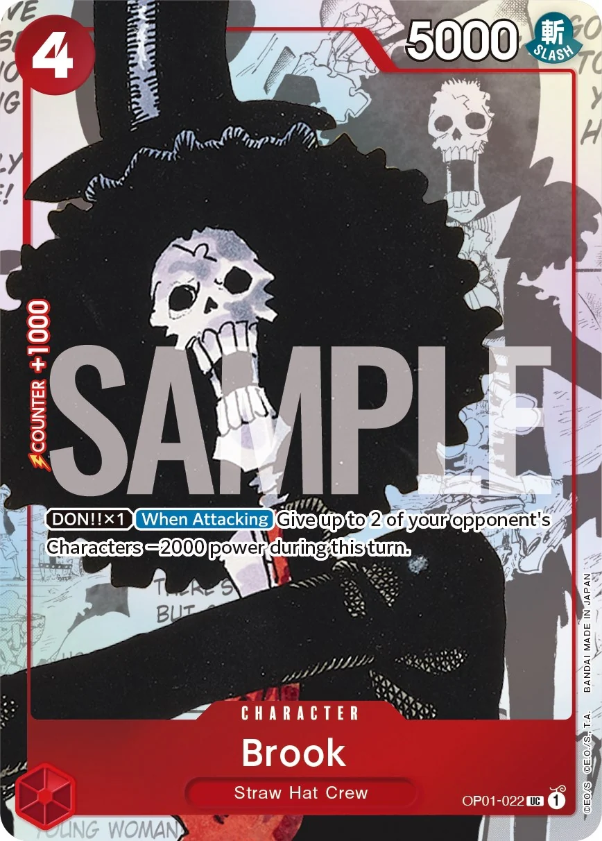Brook - OP01-022 (Alternate Art) (OP01-022) (One Piece Promotion Cards)