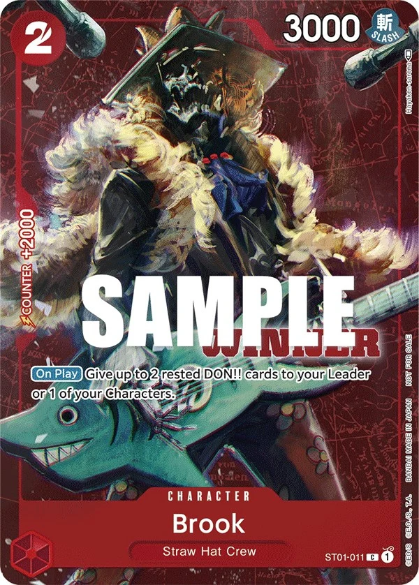 Brook (Winner Pack Vol. 4) (ST01-011) (One Piece Promotion Cards)