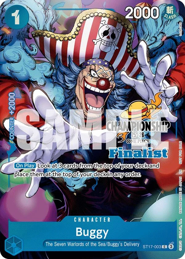 Buggy (CS 25-26 Finalist Card Set 1) (ST17-003) (One Piece Promotion Cards)