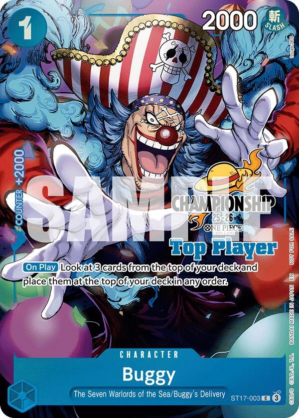 Buggy (CS 25-26 Top Player Pack) (ST17-003) (One Piece Promotion Cards)