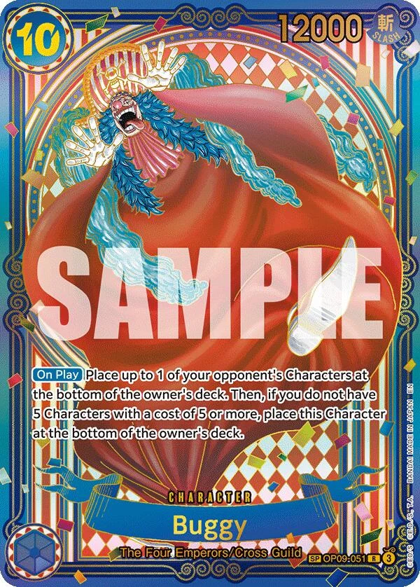 Buggy - OP09-051 (SP) (Gold) (OP09-051) (The Azure Sea's Seven)