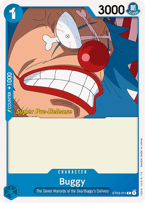 Buggy (ST03-011) (Super Pre-Release Starter Deck 3: The Seven Warlords of the Sea)