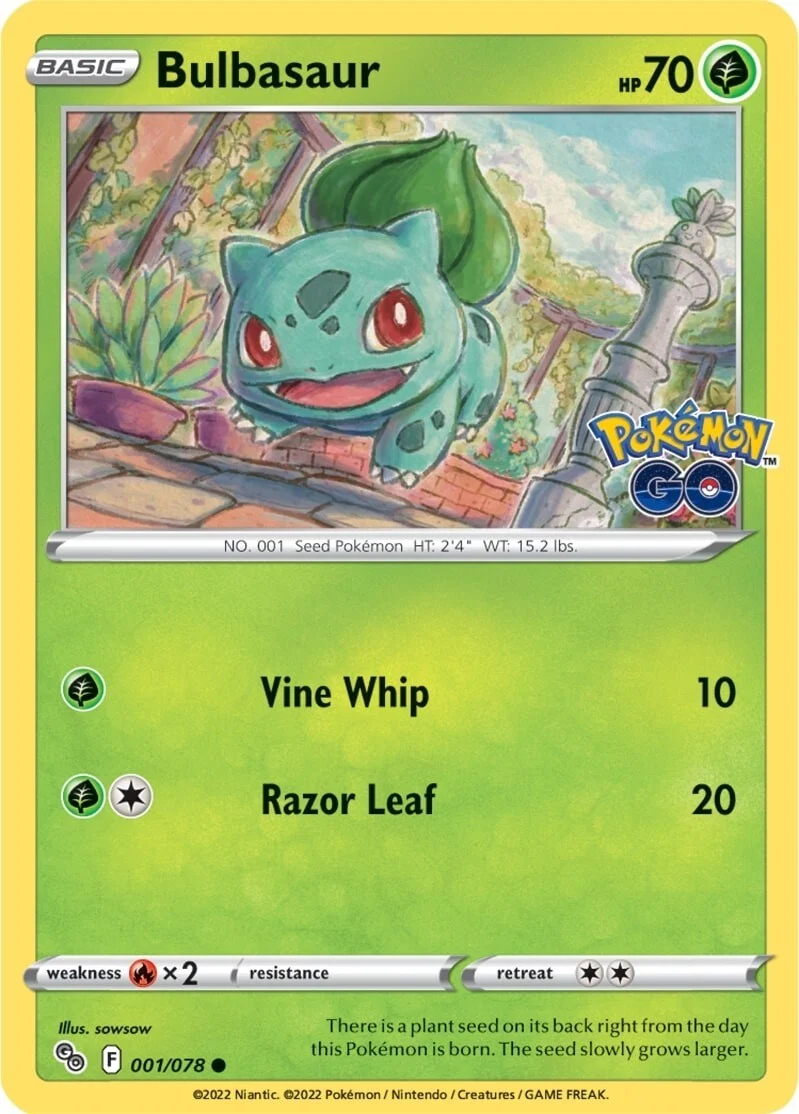 Bulbasaur (001/078) (Pokemon GO)