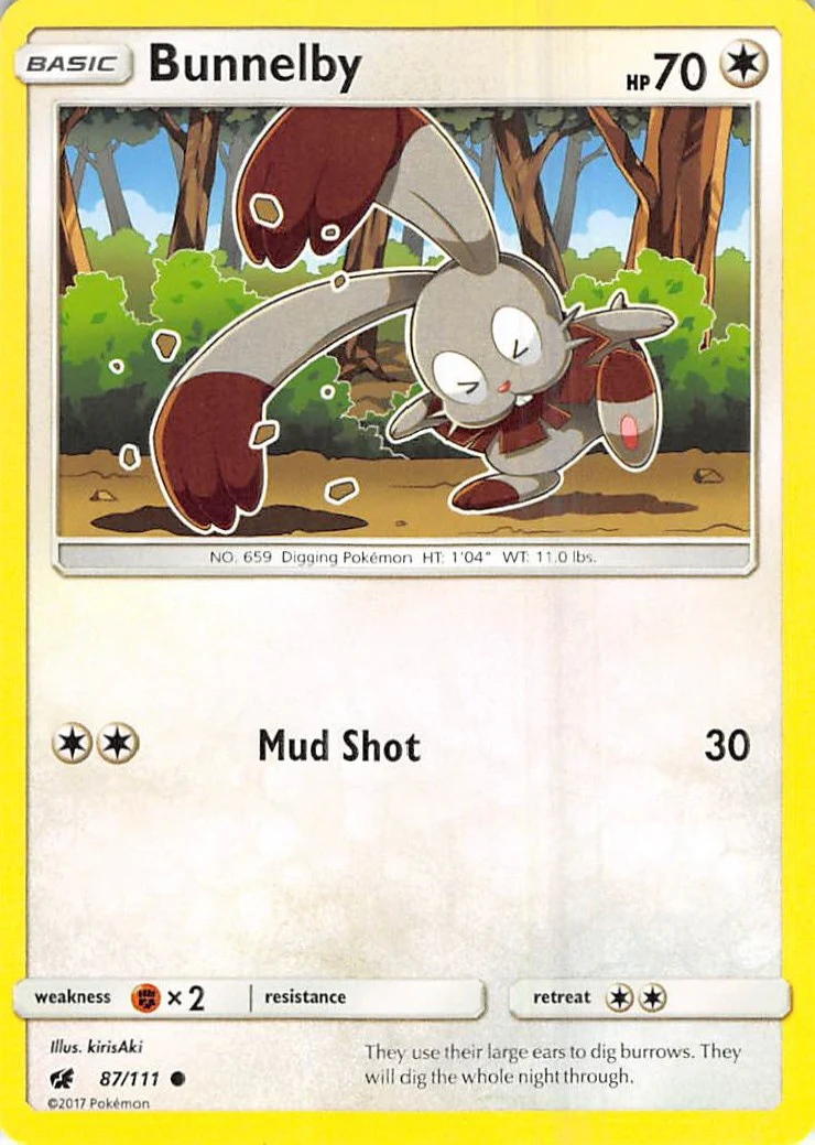 Bunnelby (87/111) (SM - Crimson Invasion)