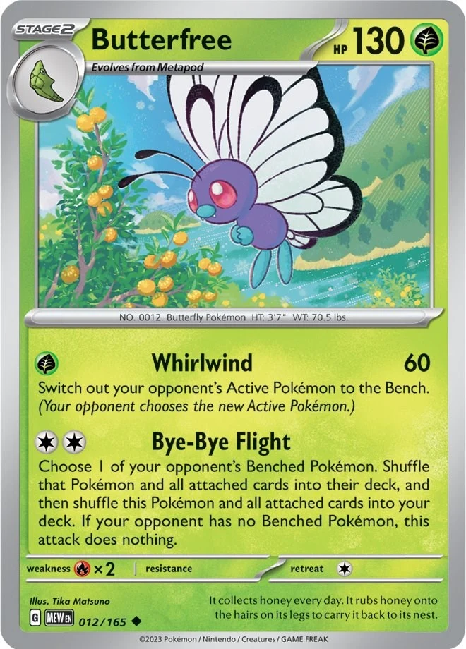 Butterfree (012/165) (SV: Scarlet & Violet 151)
