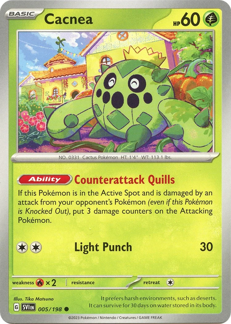 Cacnea (005/198) (SV01: Scarlet & Violet Base Set)