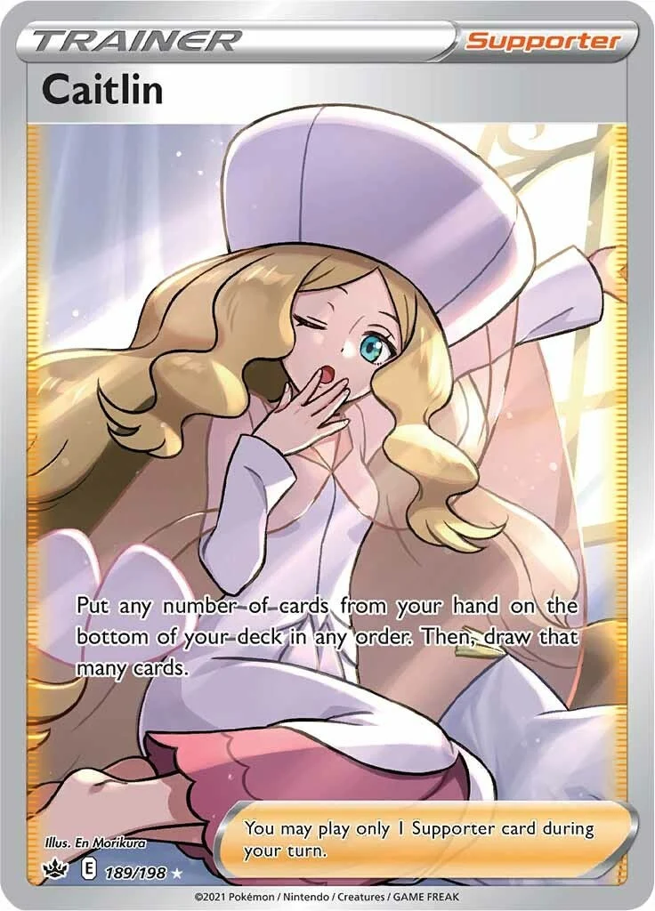 Caitlin (Full Art) (189/198) (SWSH06: Chilling Reign)