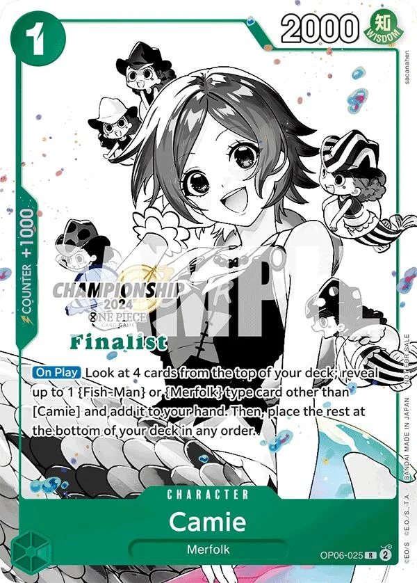 Camie (Championship 2024 Finalist Card Set Vol. 2) (OP06-025) (One Piece Promotion Cards)