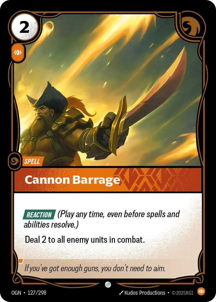 Cannon Barrage (127/298) (Origins)