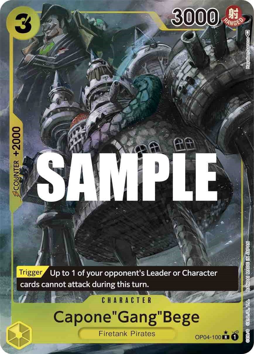 Capone"Gang"Bege (Alternate Art) (OP04-100) (Kingdoms of Intrigue)