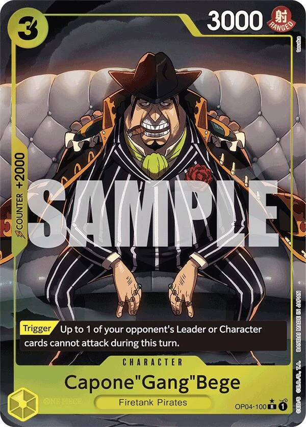 Capone"Gang"Bege (OP04-100) (Alternate Art) (OP04-100) (Premium Booster -The Best-)