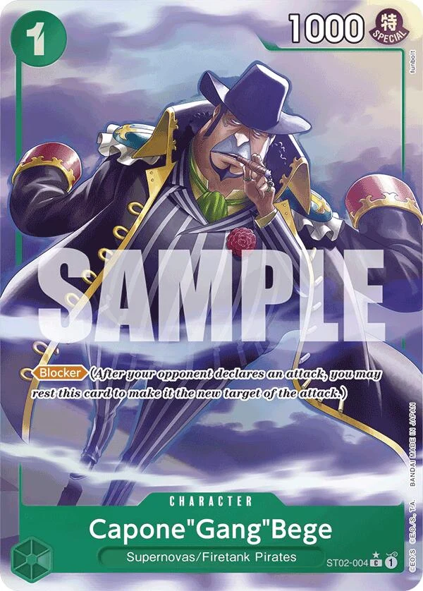 Capone"Gang"Bege (ST02-004) (Alternate Art) (ST02-004) (Premium Booster -The Best-)
