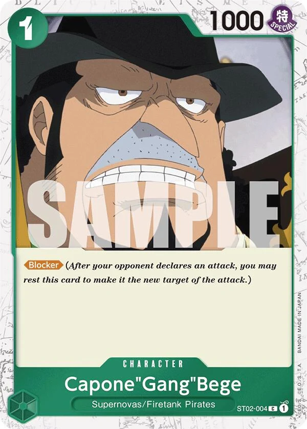 Capone"Gang"Bege (ST02-004) (Jolly Roger Foil) (ST02-004) (Premium Booster -The Best-)