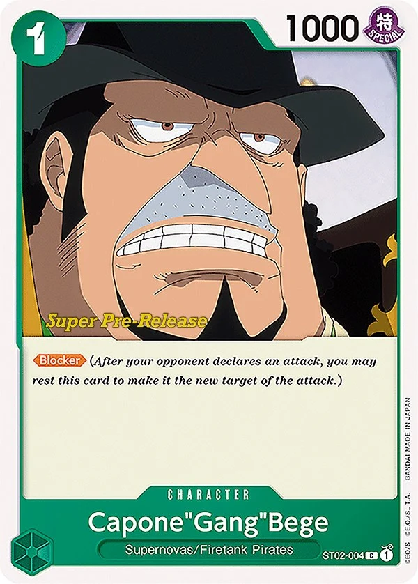 Capone"Gang"Bege (ST02-004) (Super Pre-Release Starter Deck 2: Worst Generation)