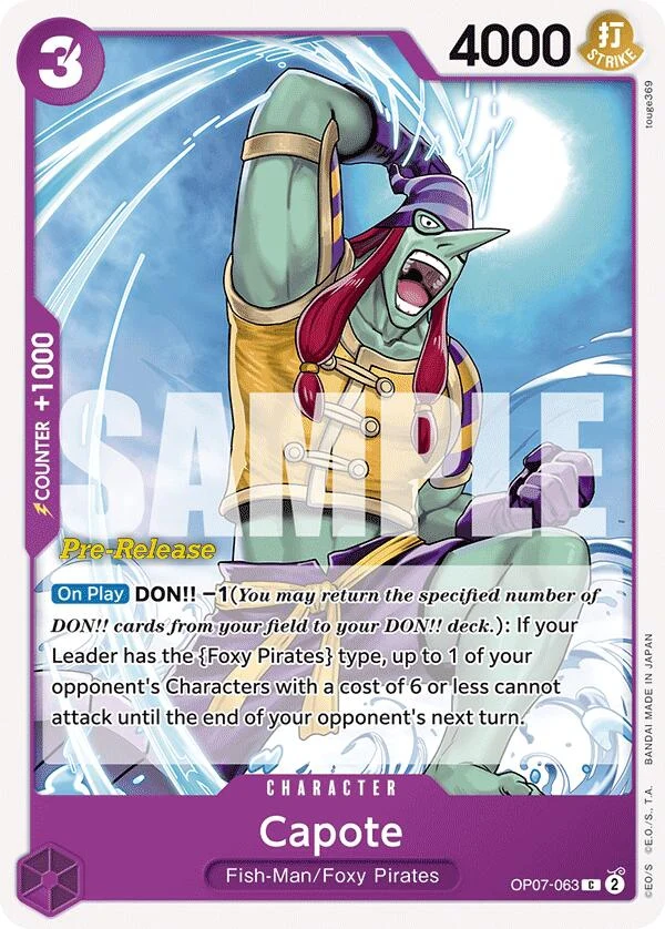 Capote (OP07-063) (500 Years in the Future Pre-Release Cards)