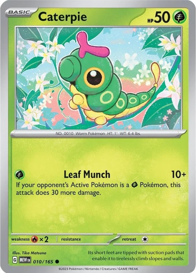 Caterpie (010/165) (SV: Scarlet & Violet 151)
