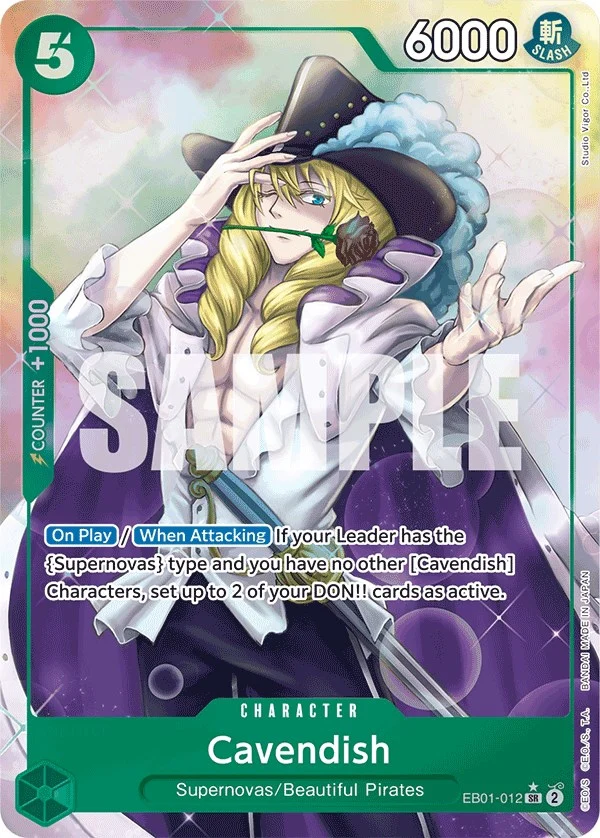 Cavendish (Alternate Art) (EB01-012) (Extra Booster: Memorial Collection)