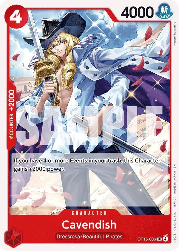 Cavendish (OP15-006) (Adventure on Kami's Island)