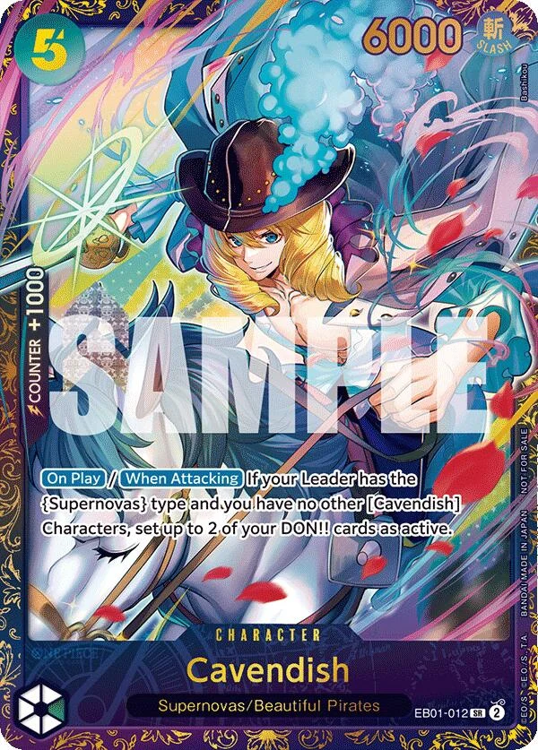 Cavendish (Treasure Cup 2024) (EB01-012) (One Piece Promotion Cards)