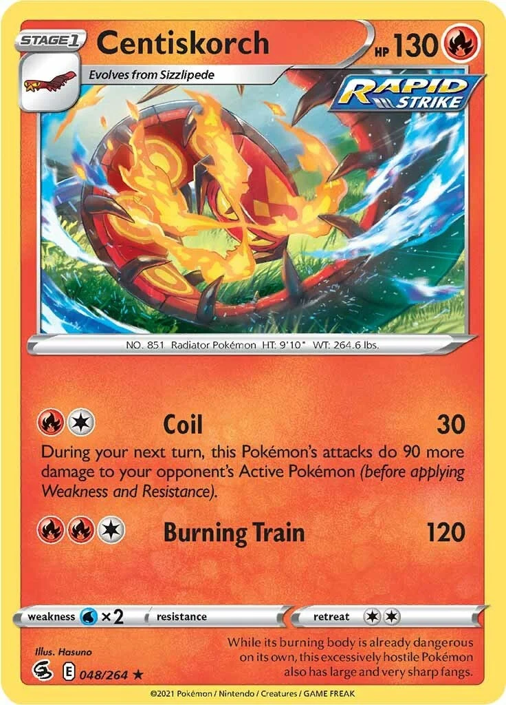 Centiskorch (48) (048/264) (SWSH08: Fusion Strike)