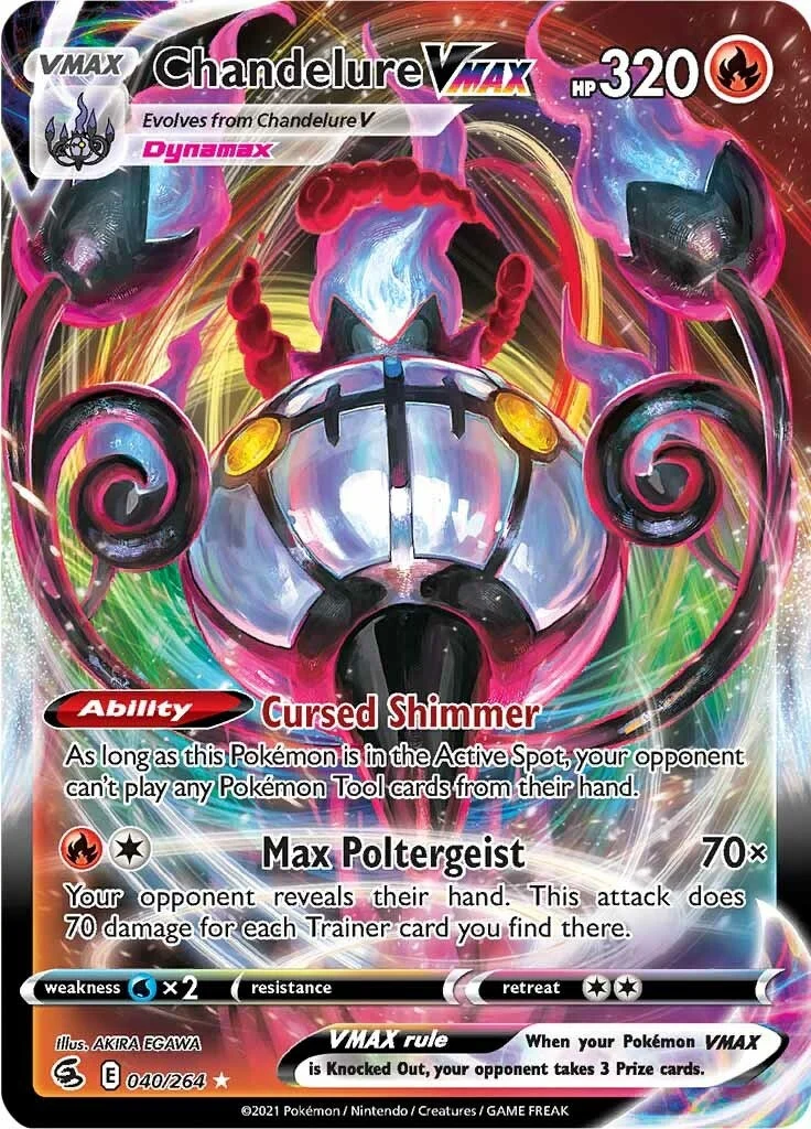 Chandelure VMAX (040/264) (SWSH08: Fusion Strike)