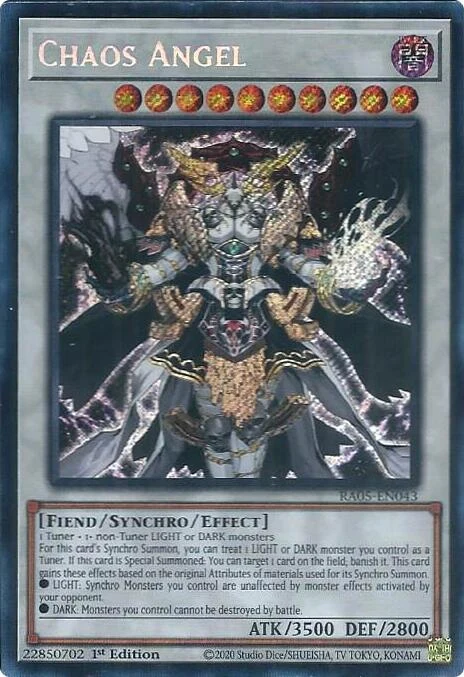 Chaos Angel (Secret Rare) (RA05-EN043) (Rarity Collection 5)