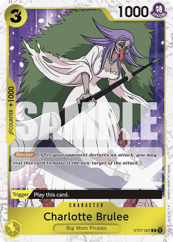 Charlotte Brulee (Jolly Roger Foil) (ST07-007) (Premium Booster -The Best-)