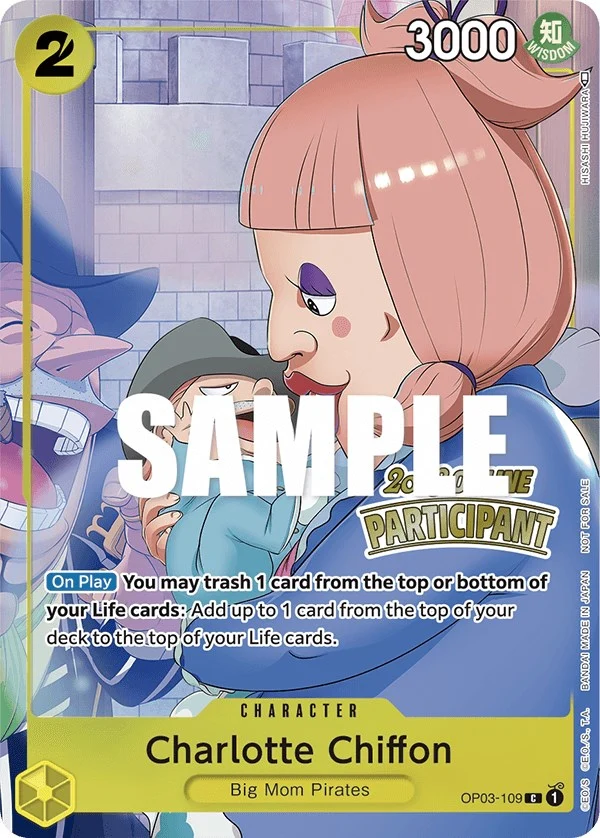 Charlotte Chiffon (Online Regional 2023) [Participant] (OP03-109) (One Piece Promotion Cards)