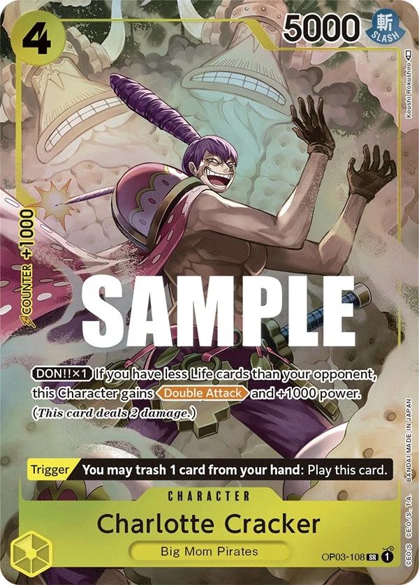 Charlotte Cracker (Alternate Art) (OP03-108) (Pillars of Strength)