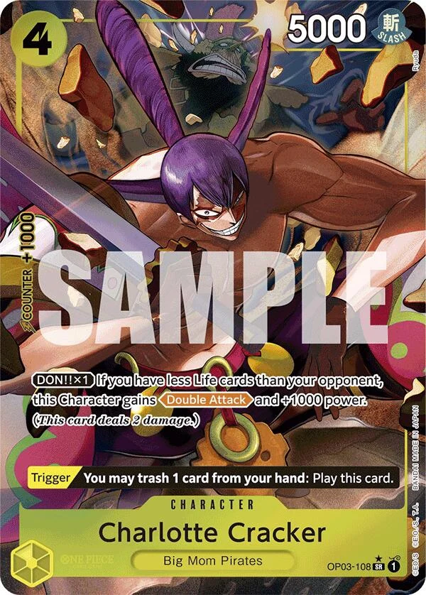 Charlotte Cracker (Alternate Art) (OP03-108) (Premium Booster -The Best-)