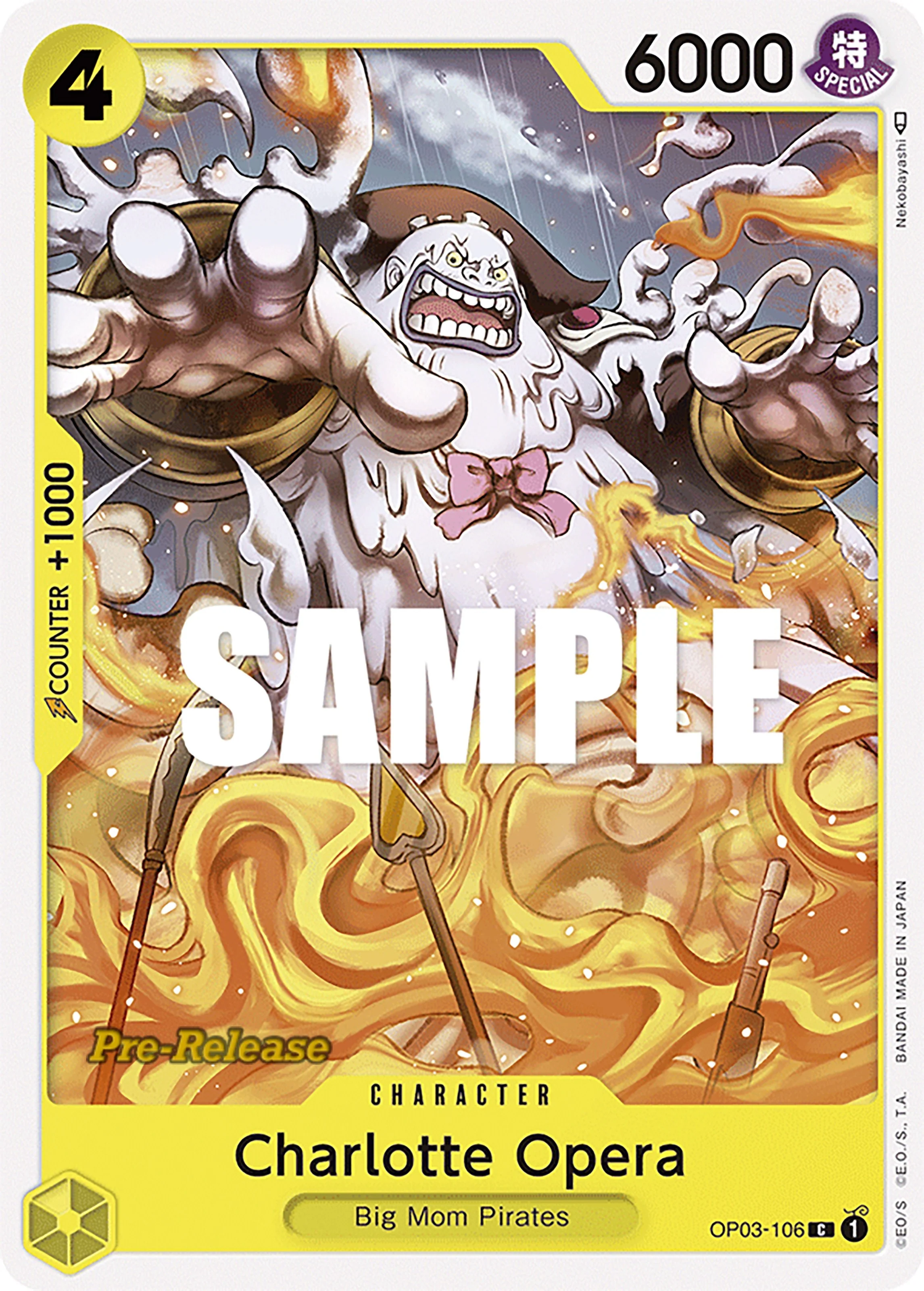Charlotte Opera (OP03-106) (Pillars of Strength Pre-Release Cards)