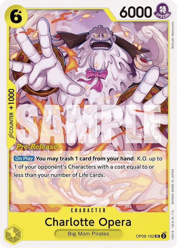 Charlotte Opera (OP08-102) (Two Legends Pre-Release Cards)