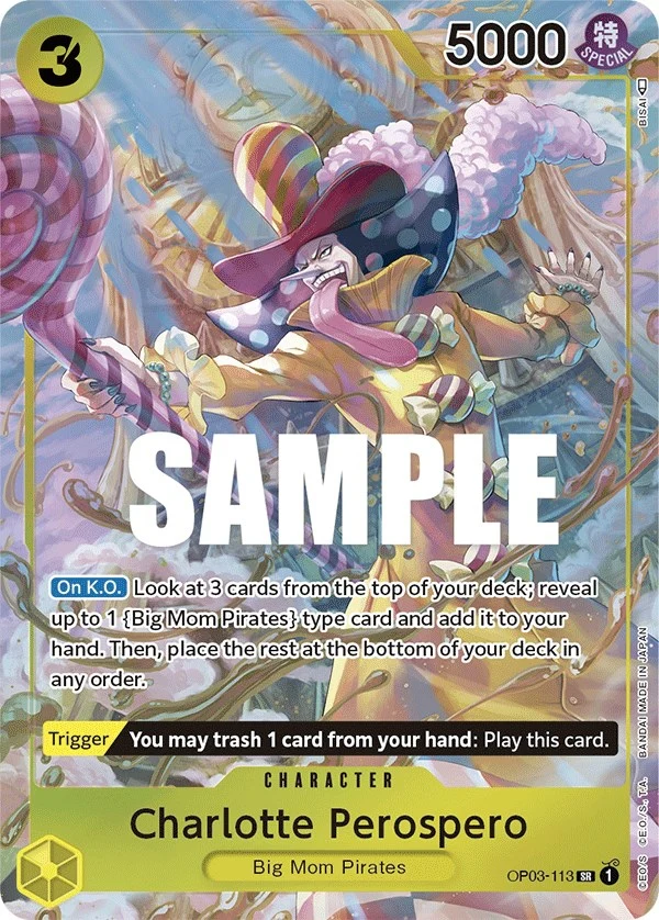 Charlotte Perospero (Alternate Art) (OP03-113) (Pillars of Strength)