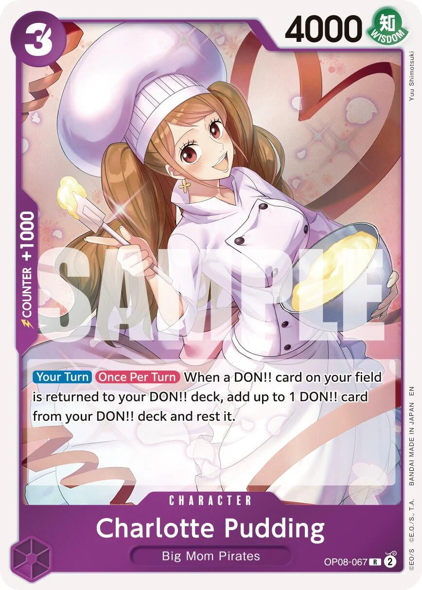 Charlotte Pudding - OP08-067 (Reprint) (OP08-067) (Premium Booster -The Best- Vol. 2)