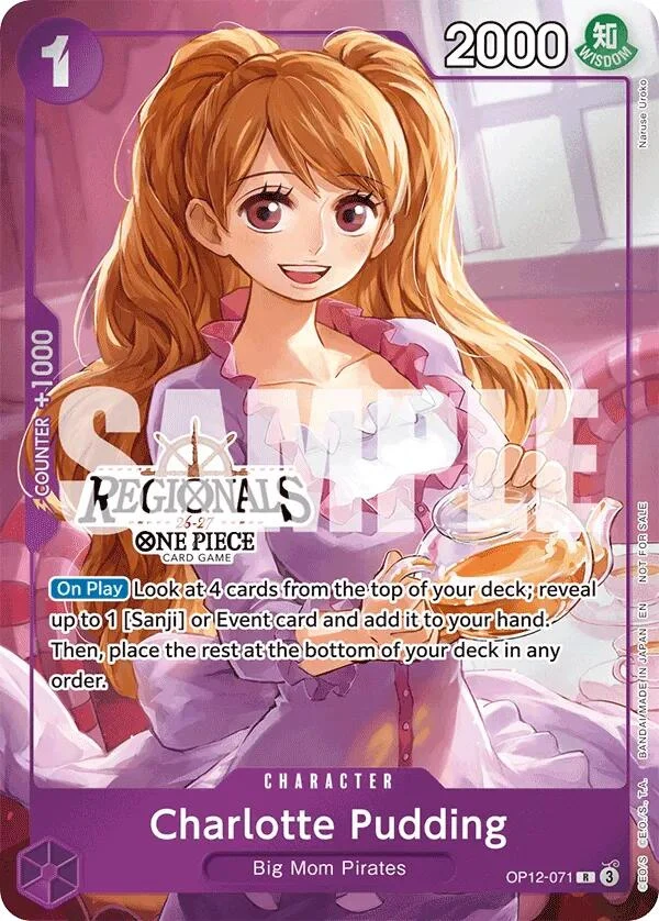 Charlotte Pudding (Regional Participation Pack 2026 Vol.1) (OP12-071) (One Piece Promotion Cards)