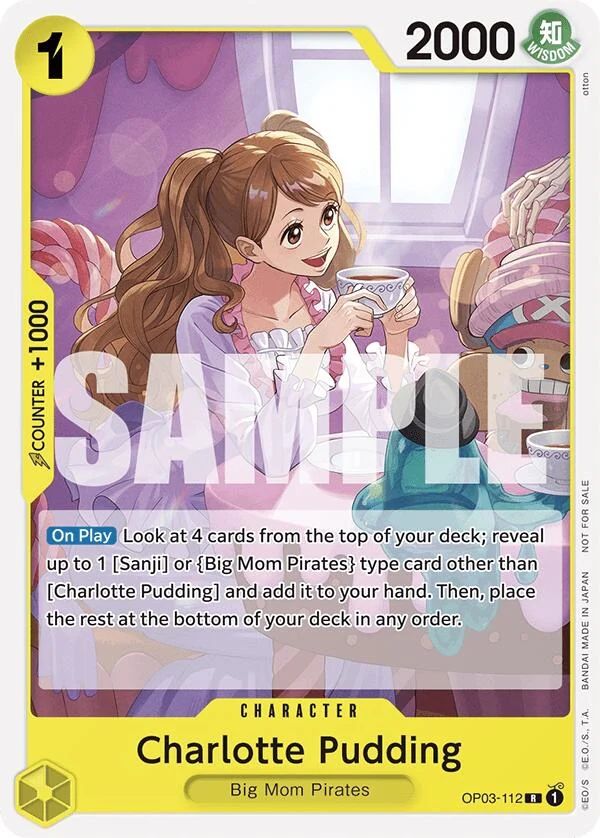 Charlotte Pudding (Tournament Pack 2024 Oct.-Dec.) (OP03-112) (One Piece Promotion Cards)