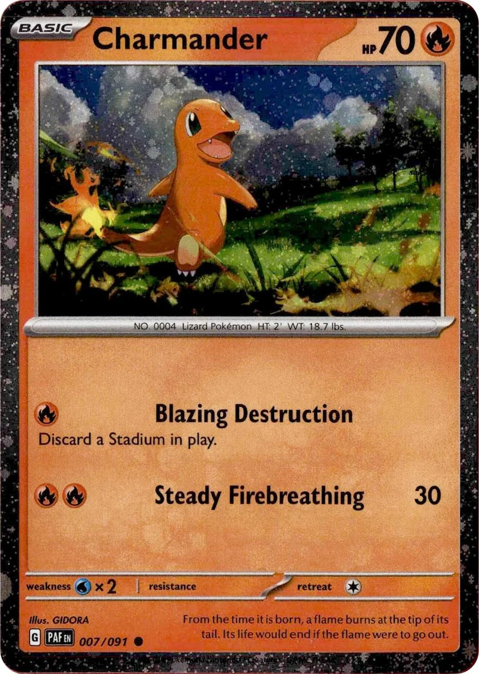 Charmander - 007/091 (Cosmos Holo) (007/091)