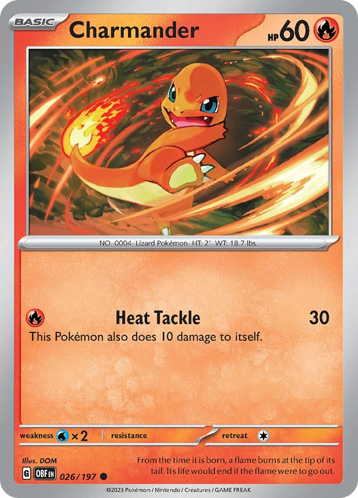 Charmander (026/197) (SV03: Obsidian Flames)