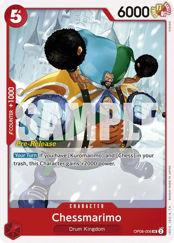 Chessmarimo (OP08-006) (Two Legends Pre-Release Cards)