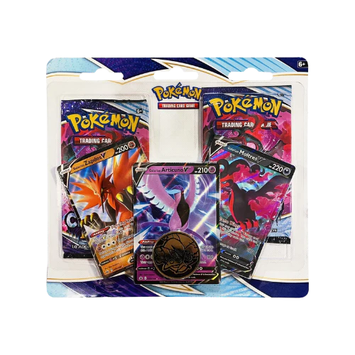 Chilling Reign 2 Pack Blister [Galarian Zapdos V, Articuno V, Moltres V]