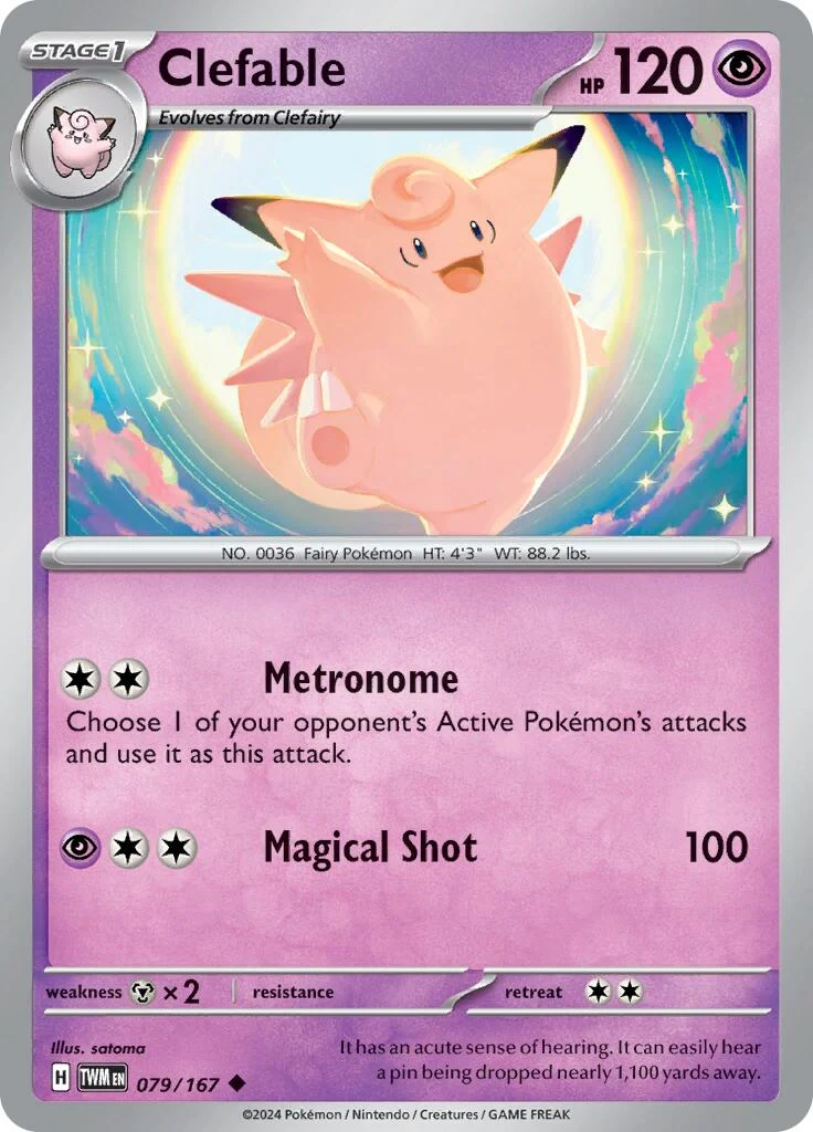 Clefable (079/167) (SV06: Twilight Masquerade)