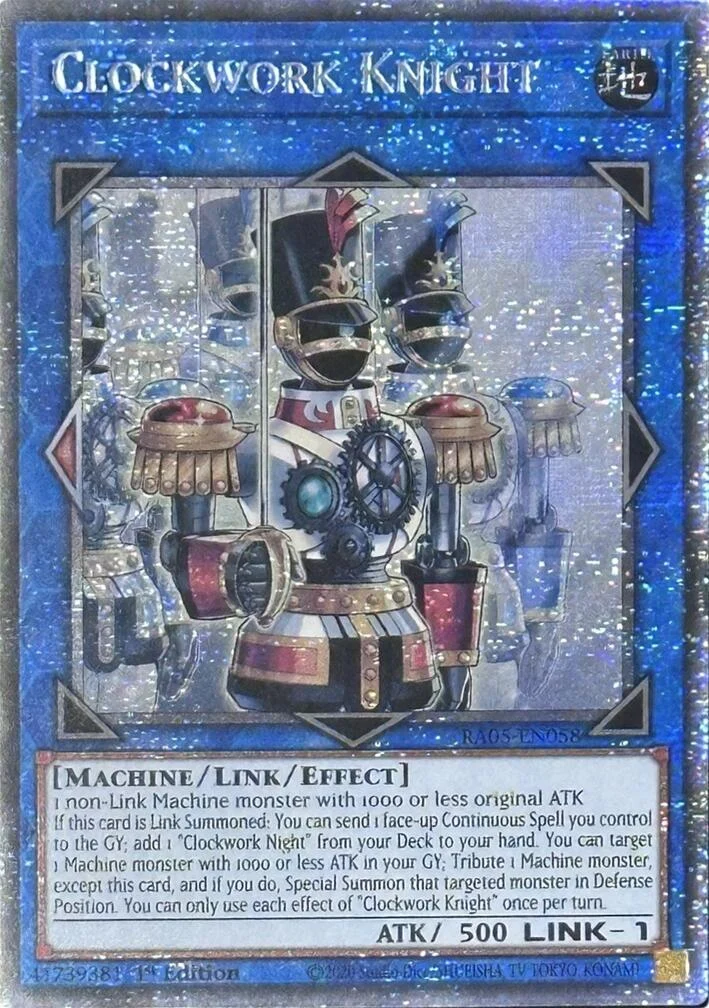 Clockwork Knight (Starlight Rare) (RA05-EN058) (Rarity Collection 5)
